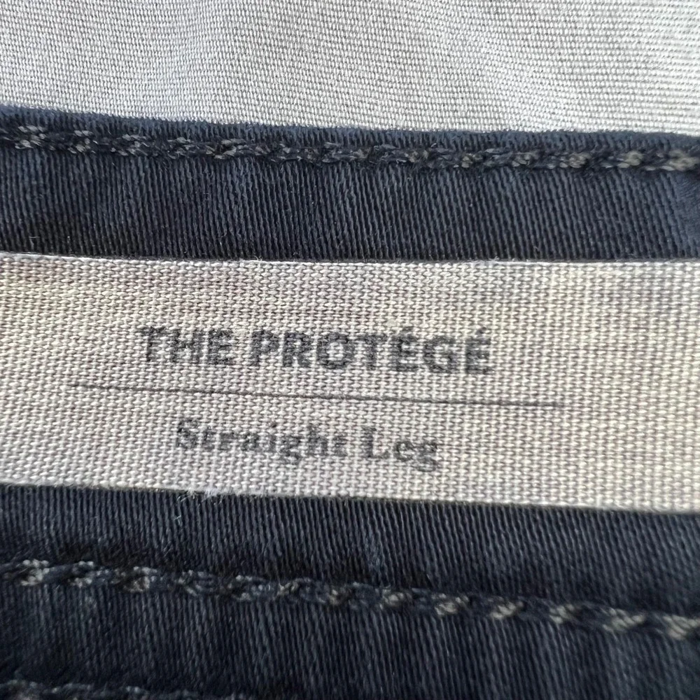 AG Adriano Goldschmied The Protege Straight Leg Mens Jeans 36x34 Black Stretch‎